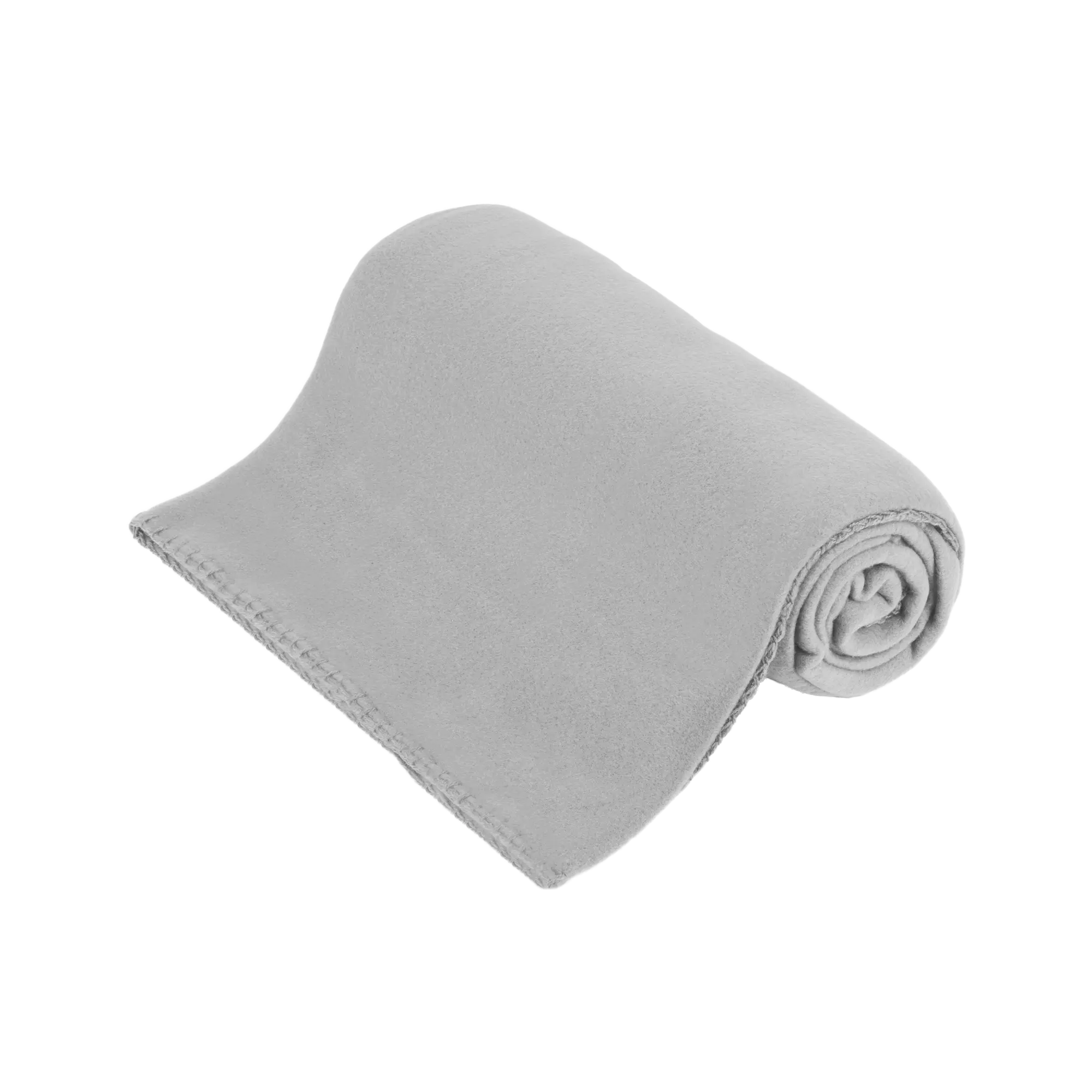 Koc polarowy 130x150 cm TEESA - szary - Mama i dziecko