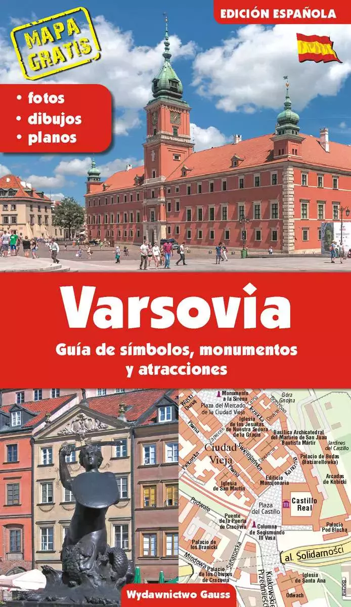 Warszawa. Przewodnik po symbolach, zabytkach i atrakcjach wer. hiszpańska - Książki