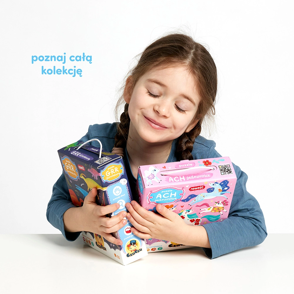 Puzzle 60 elementów. CzuCzu. Ach Jednorożce - Puzzle