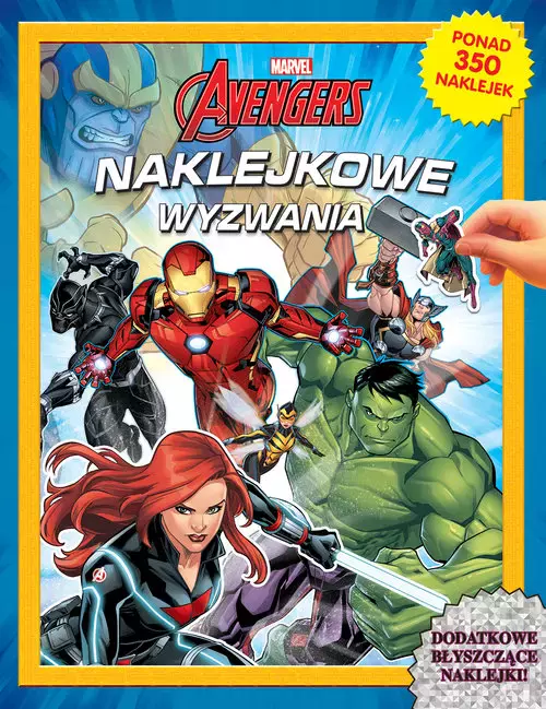 Naklejkowe wyzwania. Marvel Avengers - Książki