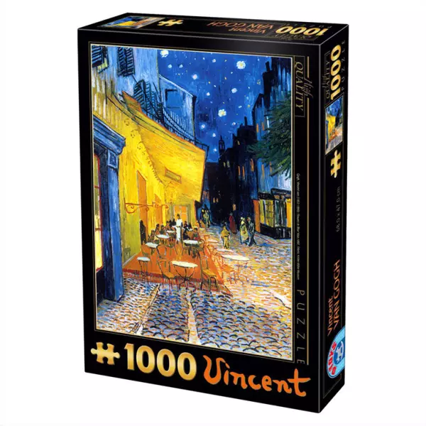 Puzzle 1000 elementów. Nocna kawiarnia, Vincent van Gogh - Puzzle