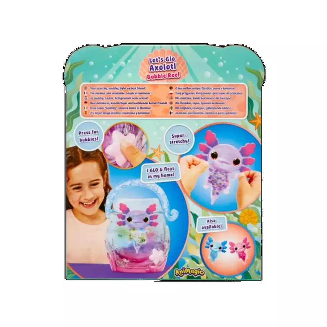 Animagic - Let's Glo Axolotl Bubble Reef - Zabawki