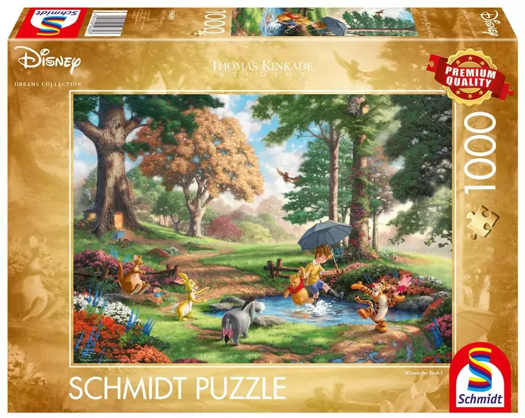 Puzzle PQ 1000 elementów. Kubuś Puchatek - Puzzle