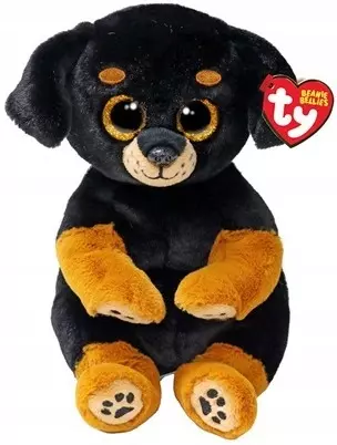 Maskotka TY Beanie Bellies RANDI pies Rottweiler 15cm 41290 - Zabawki