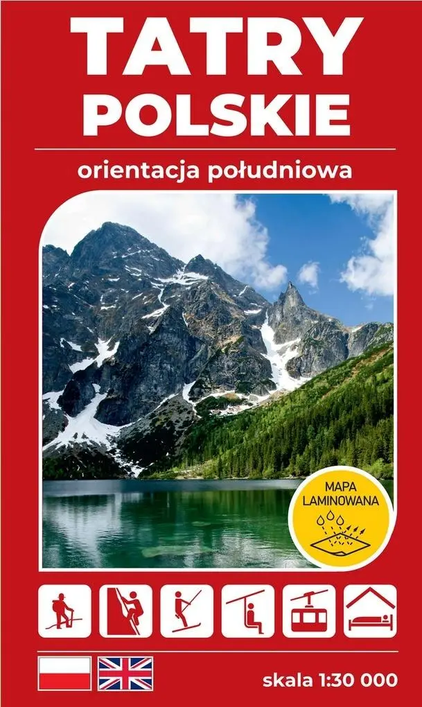 Mapa turystyczna - Tatry Polskie 1:30 000 - Książki