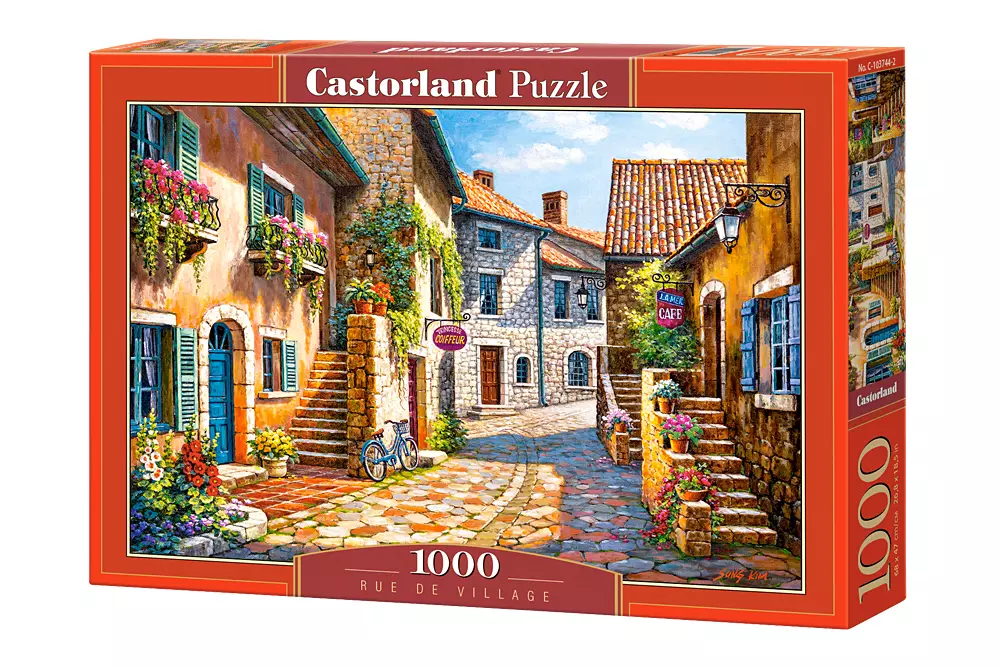 Puzzle 1000 elementów. Rue De Village - Puzzle