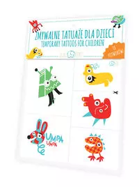 Tatuaże dla dzieci - potwory - Książki
