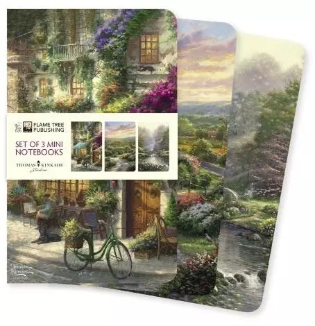 Zestaw 3 notatników MINI Thomas Kinkade - Papiernicze i szkolne
