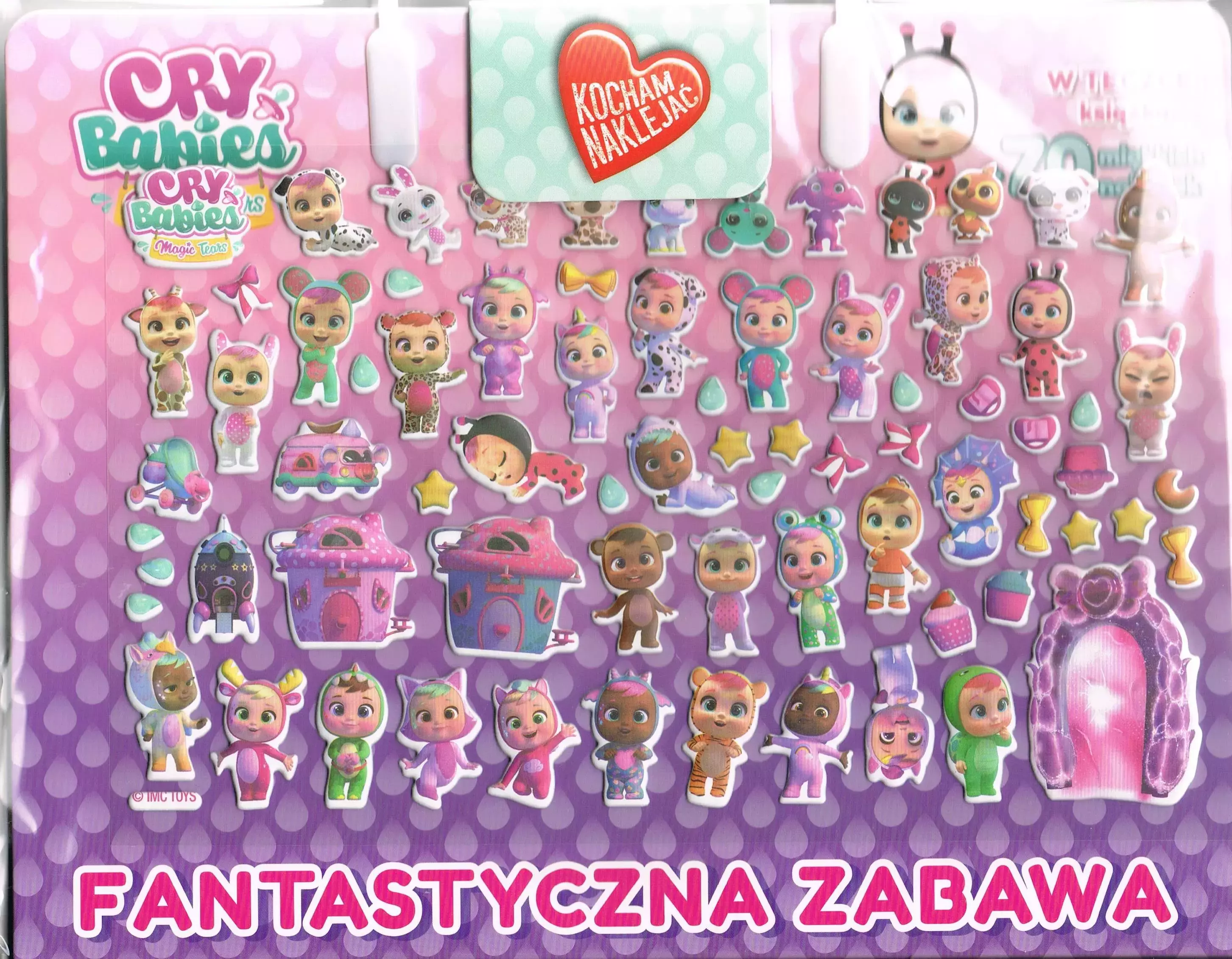 Cry babies. Kocham naklejać cz. 1 Fantastyczna zabawa - Książki