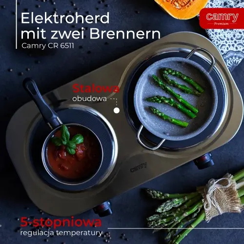Kuchenka elekt. dwupalnikowa - Elektronika i akcesoria