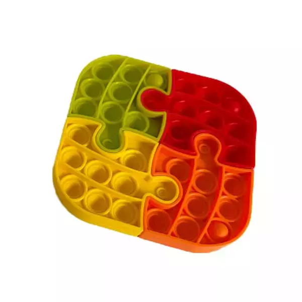 Pop It  kwadrat puzzle - wielokolotowy gniotek  513488 - Zabawki