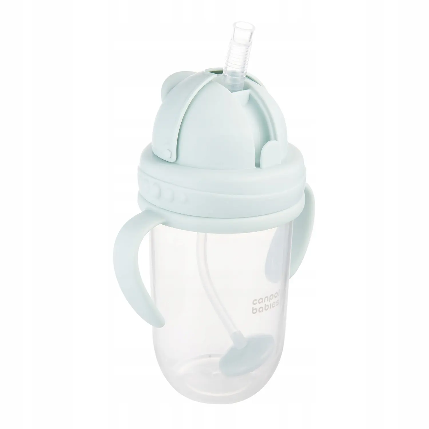 Kubek Niekapek Z Rurką I ODWAŻ.270ML ZIEL.56/623_GRE - Mama i dziecko