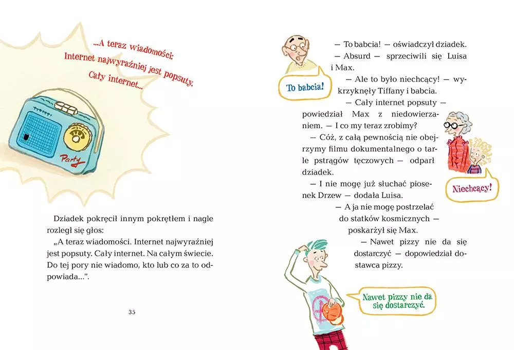 Dzień, w którym babcia popsuła internet - Książki