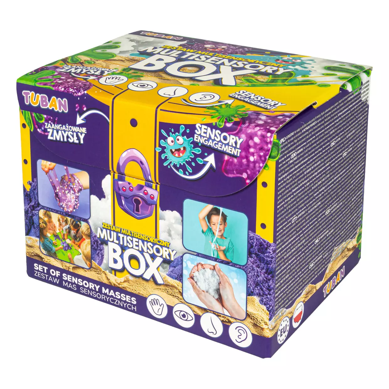 Zestaw mas sensorycznych. Multisensory box - Zabawki