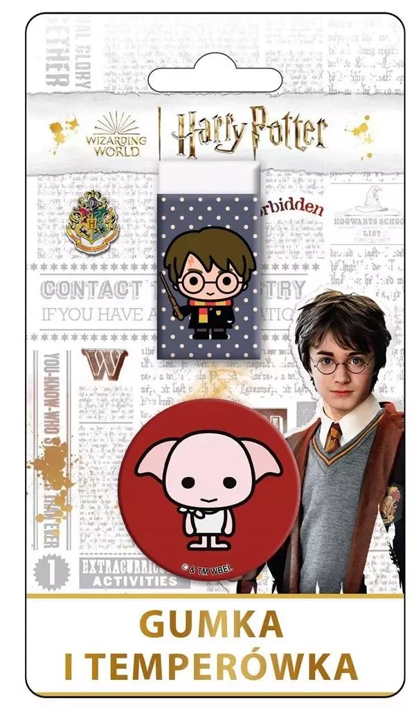 Gumka + temperówka Harry Potter - Papiernicze i szkolne