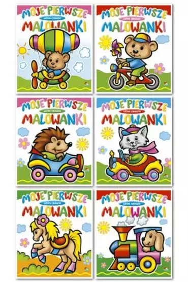 Moje pierwsze malowanki mix - Książki