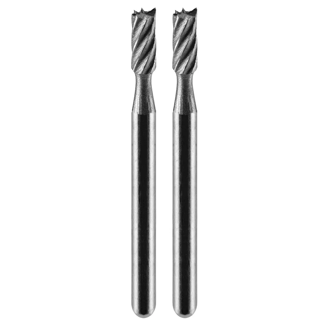 Frez HSS walec 3.2 mm, trzpień 3.2 mm, 2 szt. - Elektronika i akcesoria