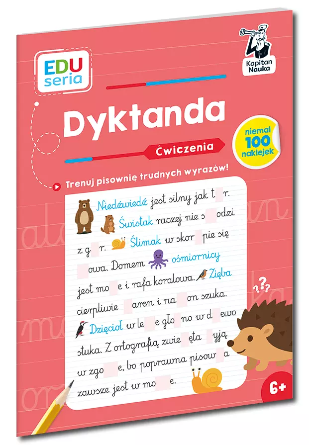 EDUseria. Dyktanda. Ćwiczenia. Kapitan Nauka - Książki
