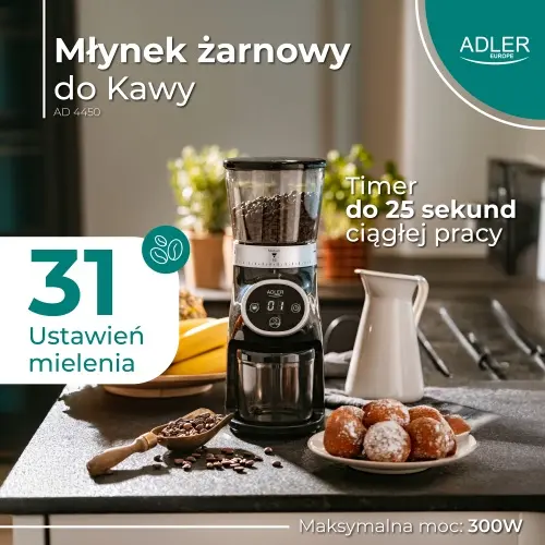 Młynek żarnowy do Kawy - Elektronika i akcesoria