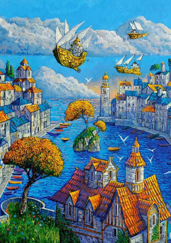 Puzzle 500 elementów. The Port - Puzzle