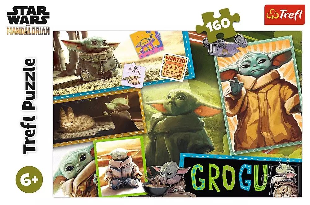 Puzzle 160 elementów. Star Wars Mandalorian. Grogu - Puzzle