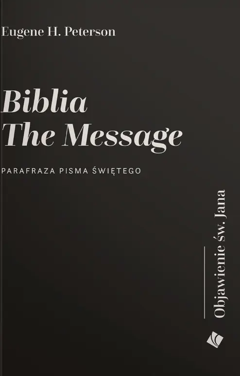 Biblia The Message. Objawienie św Jana - Książki