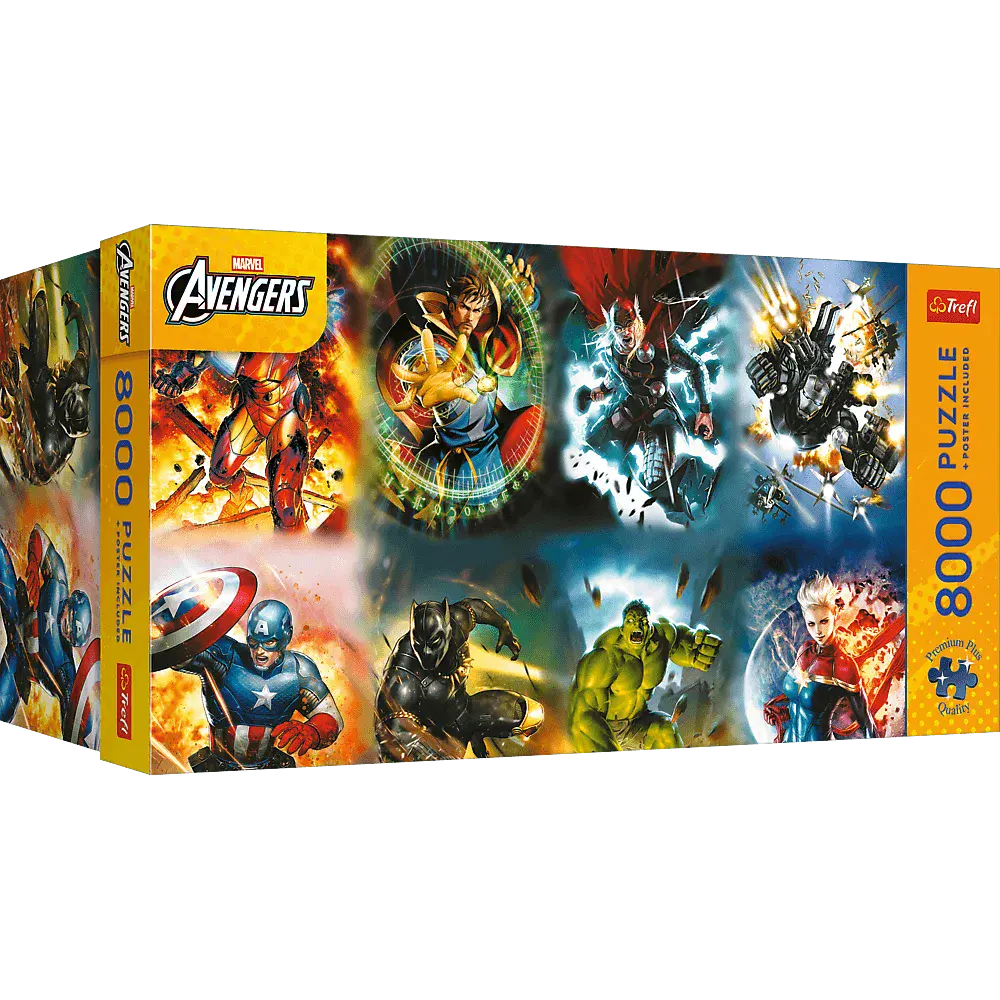 Puzzle Premium Plus Quality 8000 el. Avengers: Legends in Action - Puzzle