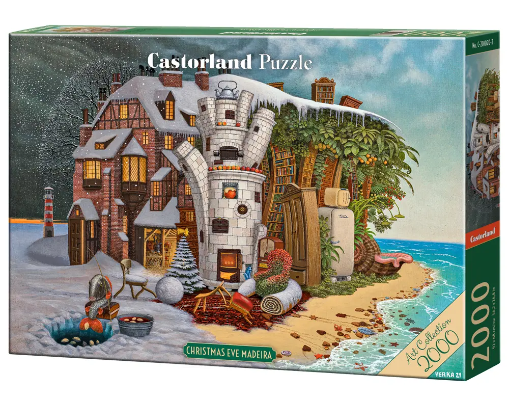 Puzzle 2000 elementów. Art Collection. Madeira w Wigilię Bożego Narodzenia - Puzzle