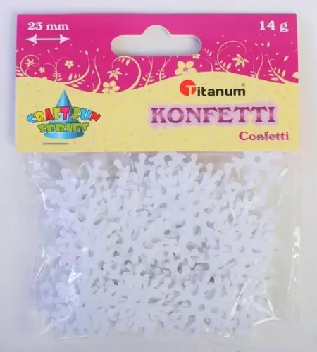 Konfetti Mat Sniezynki 284814 14g Pbh - Książki