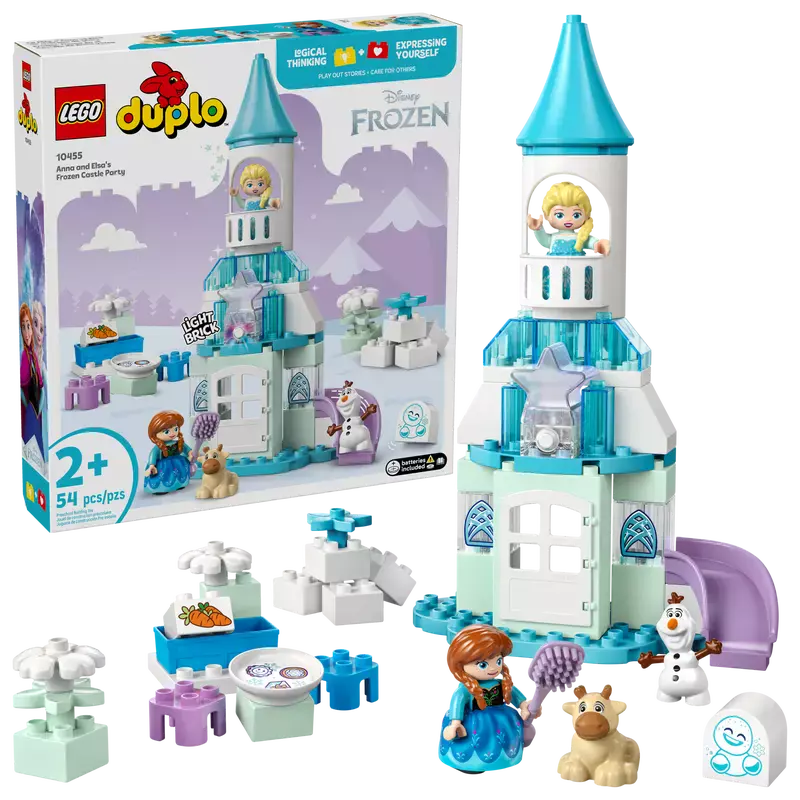 LEGO DUPLO Przyjęcie w lodowym zamku Anny i Elzy 10455 - Zabawki