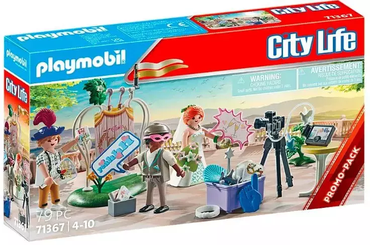 Zestaw z figurkami City Life 71367 Ślubna fotobudka - Impreza