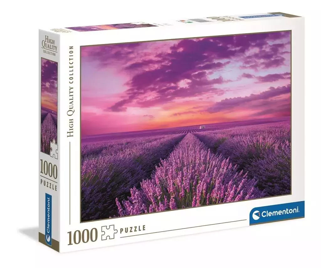 Puzzle 1000 elementów. High Quality Collection. Lawendowe pole - Puzzle