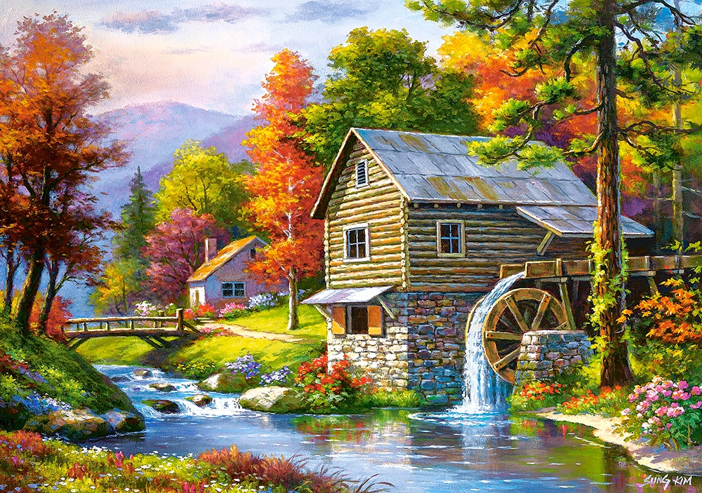 Puzzle 500 elementów. Old Sutter's Mill - Puzzle