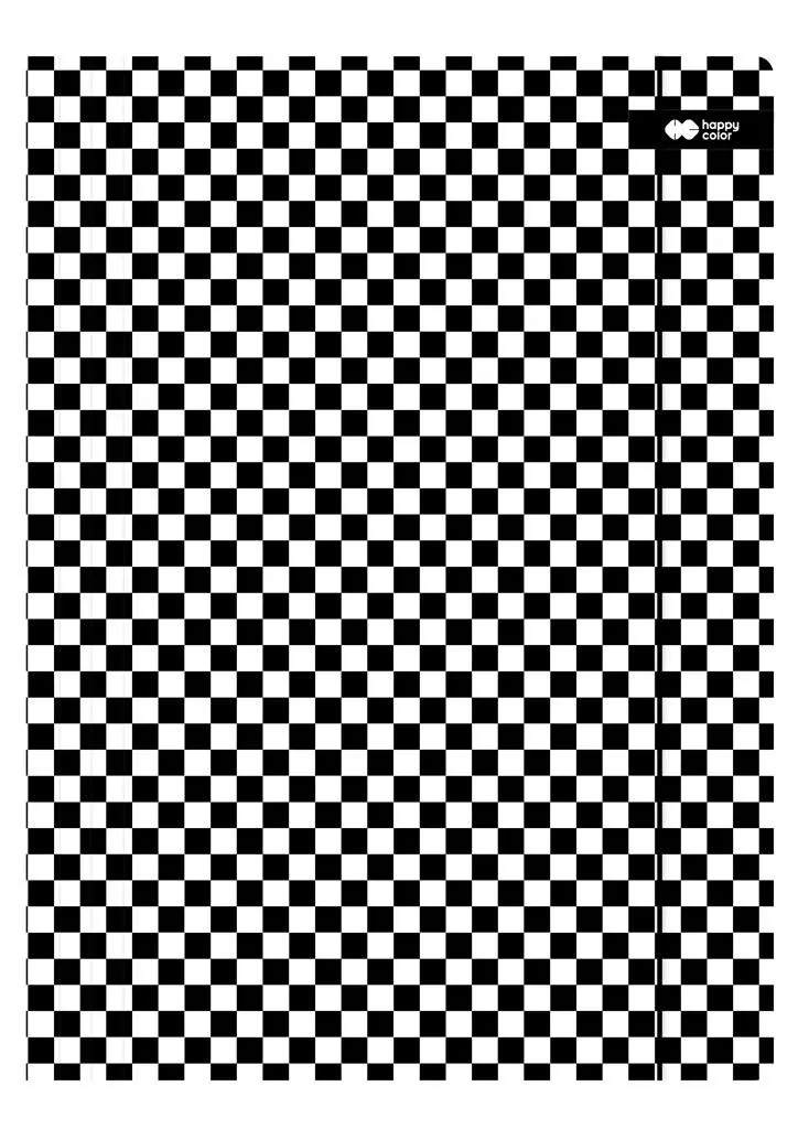 Teczka A4+ z gumką Skate szachownica HAPPY COLOR - Papiernicze i szkolne