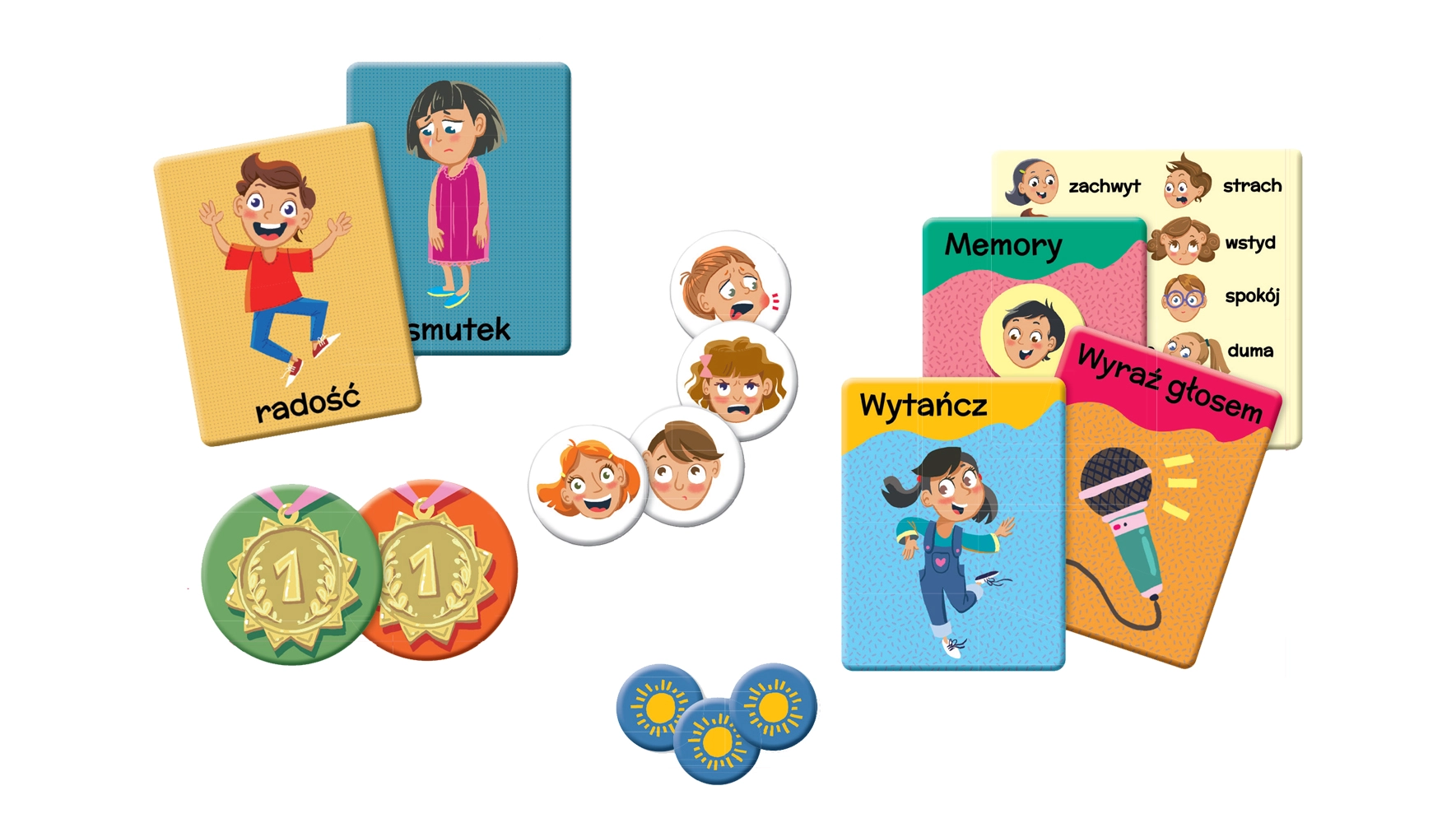 Gra edukacyjna. Co za emocje! - Gry