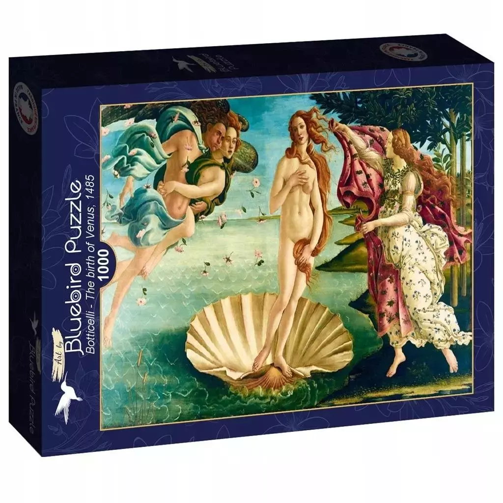 Puzzle 1000 Sandro Botticelli Narodziny Wenus - Książki