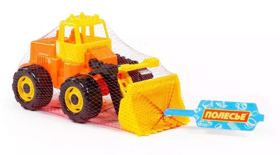 Traktor - spychacz, 25 cm, mix kolorów - Zabawki