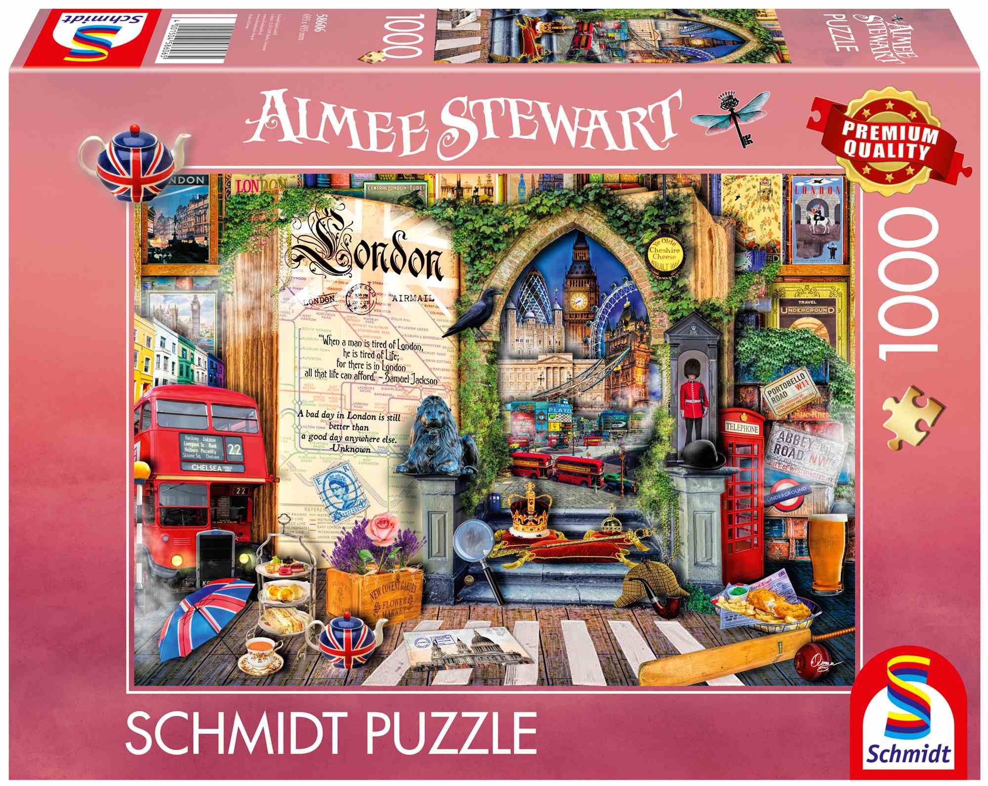 Puzzle 1000 PQ Aimee Stewart Wspomnienia z Londynu 113653 - Puzzle