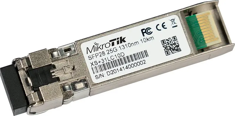 MikroTik XS+31LC10D | Moduł SFP/SFP+/SFP28 | 1/10/25Gb/s, SM, 10km, 1310nm - Elektronika i akcesoria