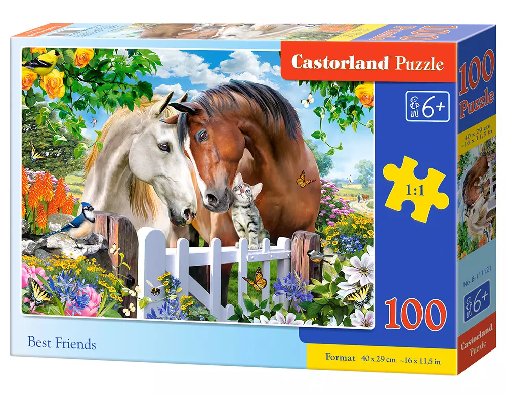 Puzzle 100 elementów. Najlepsi przyjaciele - Puzzle