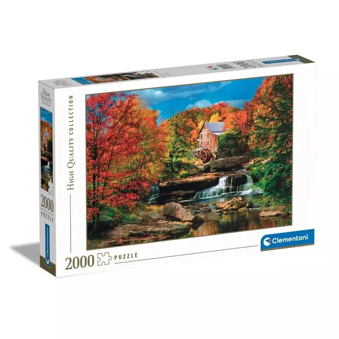 Puzzle 2000 elementów. High Quality Collection. Młyn wodny Glade Creek - Puzzle