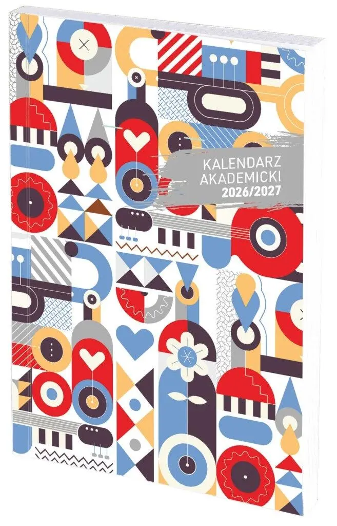 Kalendarz akad. 2026/2027 A5 tyg. PCV Mozaika - Książki
