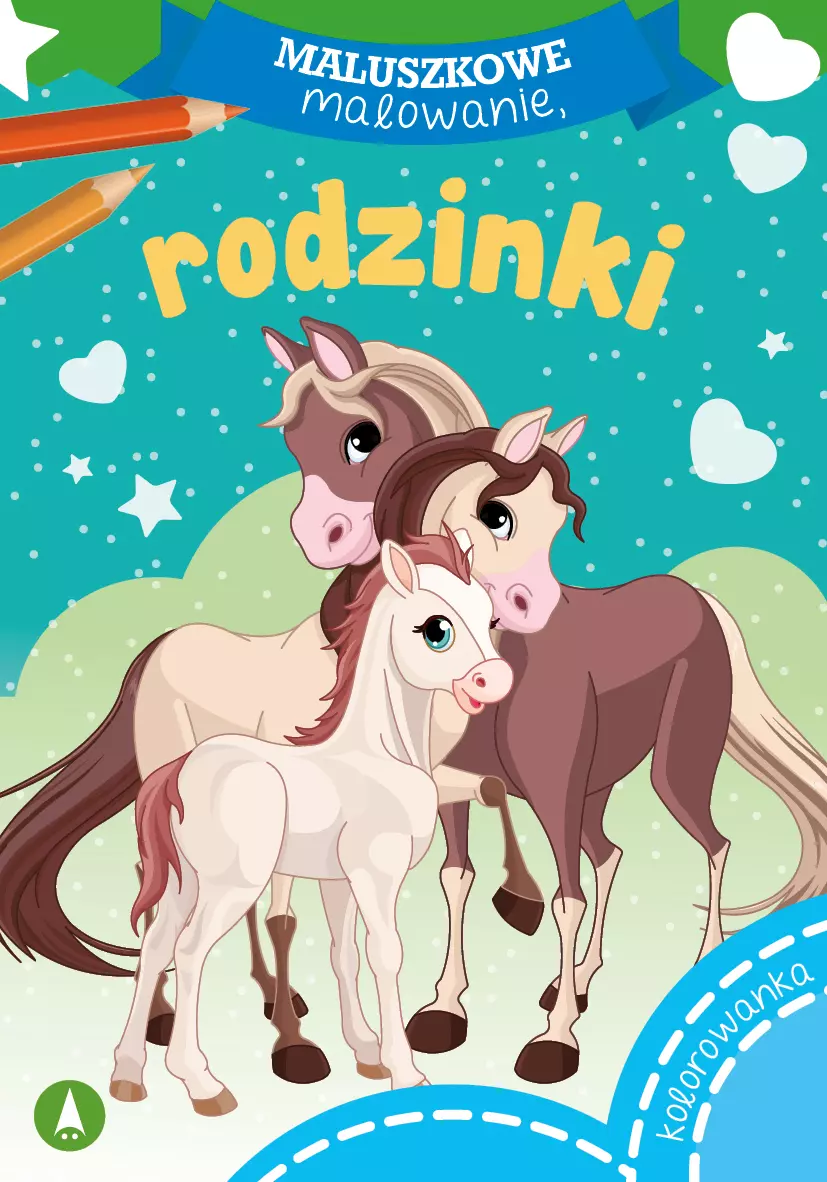 Maluszkowe malowanie. Rodzinki - Książki