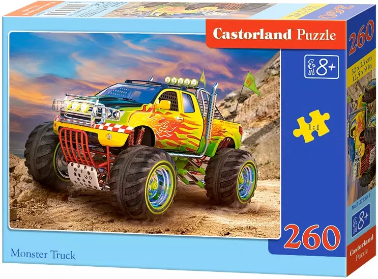 Puzzle 260 elementów. Monster Truck - Puzzle