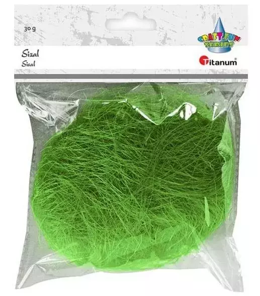 Ozdoba dekoracyjna Sizal zielony 30g 363110 Pbh - Papiernicze i szkolne
