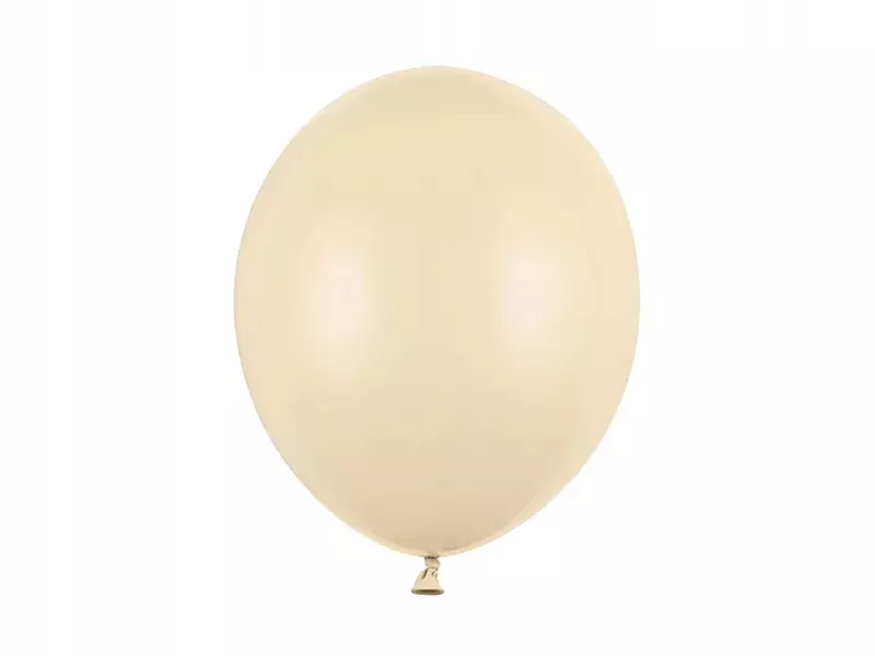 Balony Strong 27cm Pastel ecru ekri alabaster święta urodziny wesele 10szt - Impreza