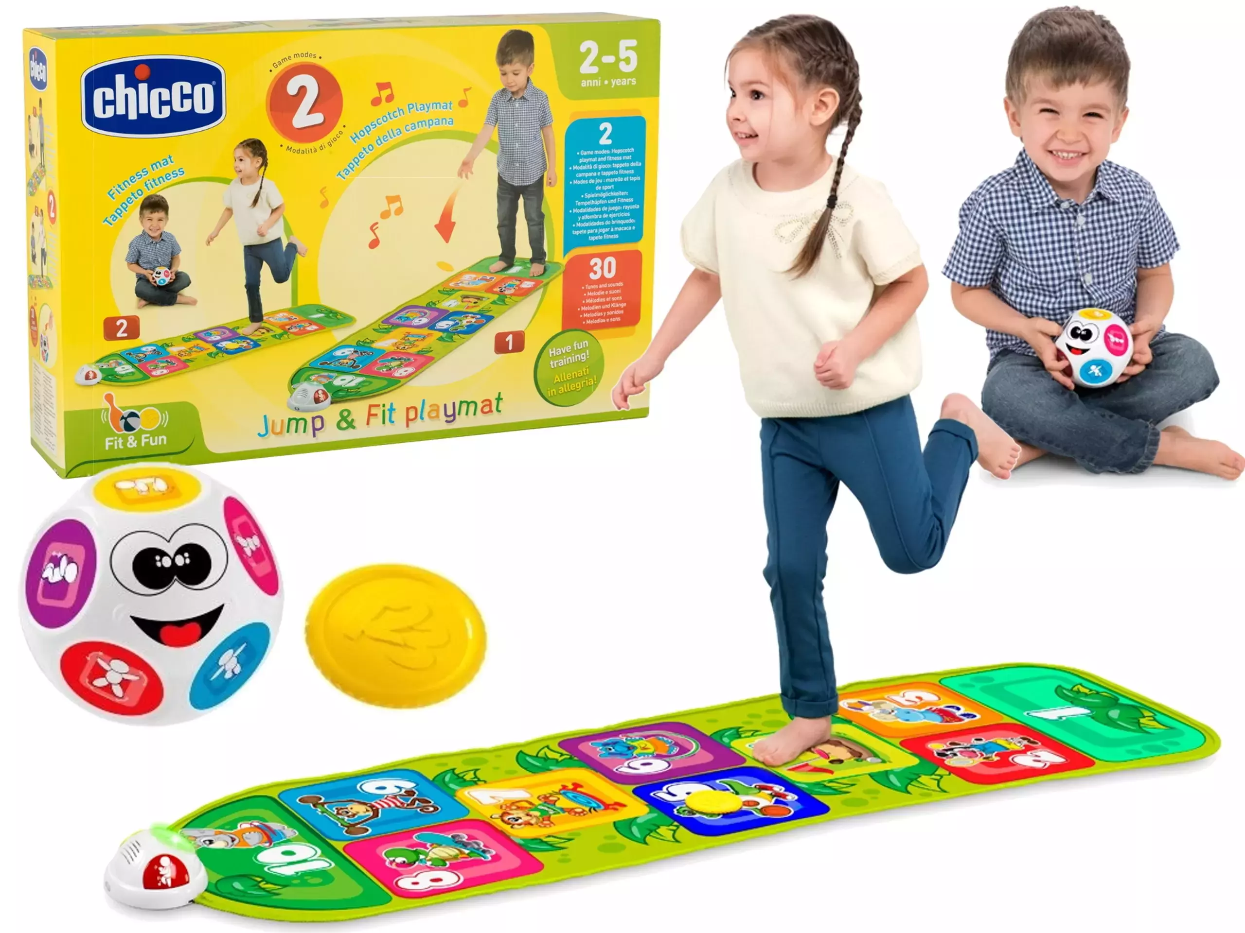 Fit & Fun. Elektroniczna mata do gry w klasy - Zabawki