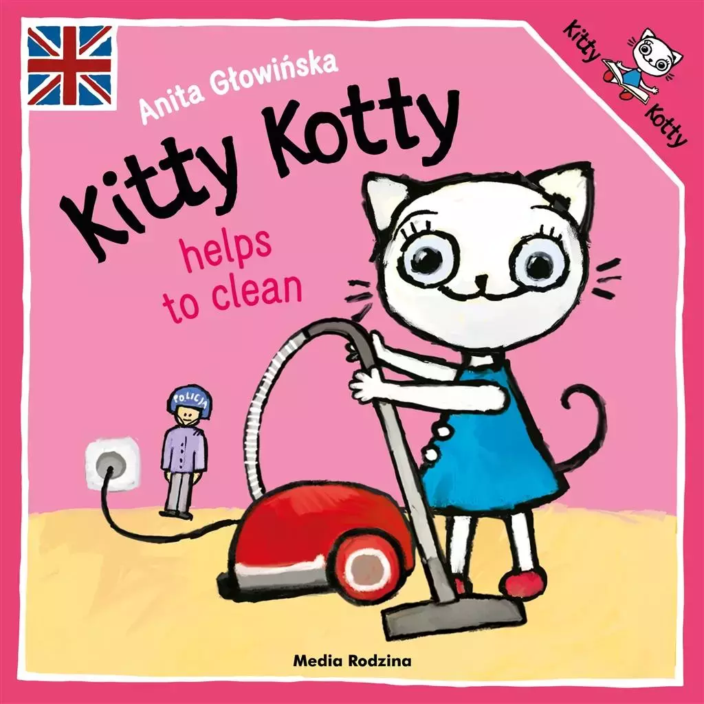 Kitty Kotty helps to clean - Książki