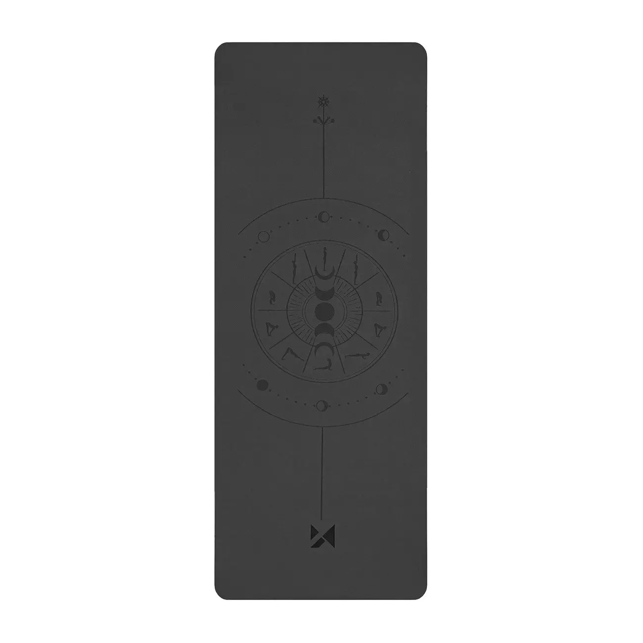 Mata do ćwiczeń Wozinsky WNSP-NKB 183 x 61 x 0,5 cm gimnastyczna do jogi z naturalnego kauczuku - czarna - Elektronika i akcesoria