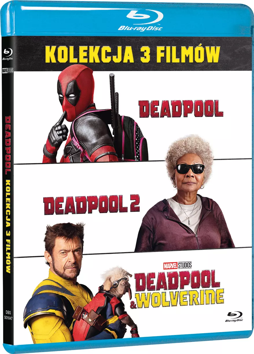 Deadpool & Wolverine. Pakiet 1-3, 3 Blu-ray - Filmy
